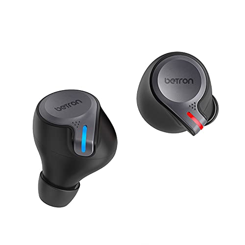 Betron HTN60 Bluetooth Headphones with Microphone and Touch Control Compatible with Smartphones