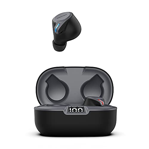 Betron HTN60 Bluetooth Headphones with Microphone and Touch Control Compatible with Smartphones